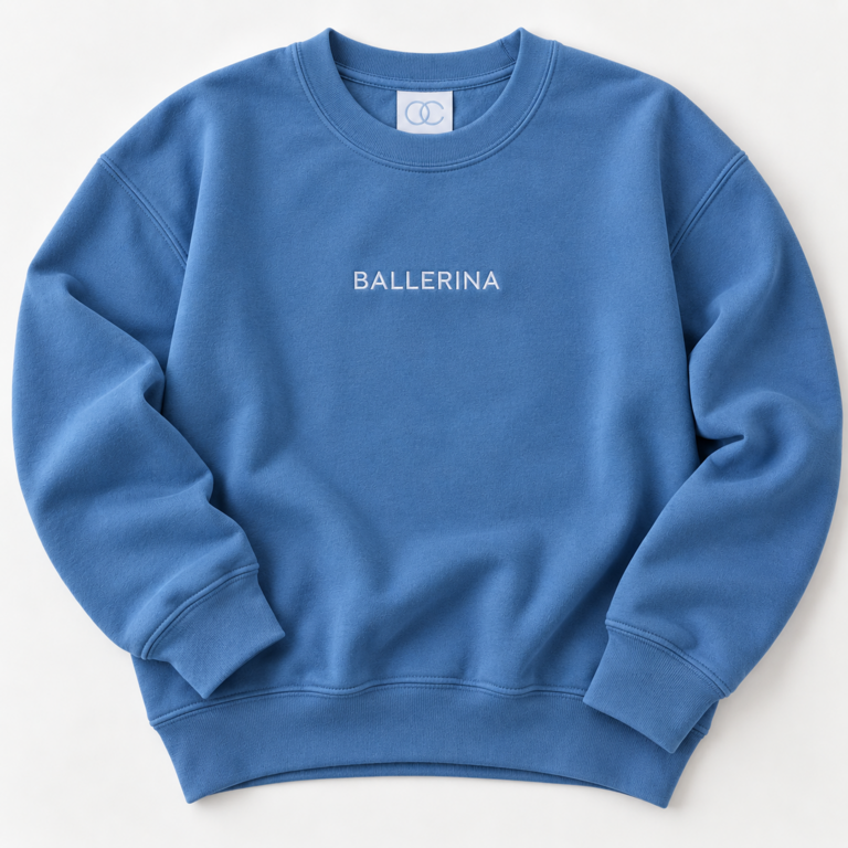 Covet Dance CD Ballerina Embroidered Sweatshirt- Adult