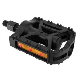 MTB Pedals 9/16 Plastic LED Lights Black