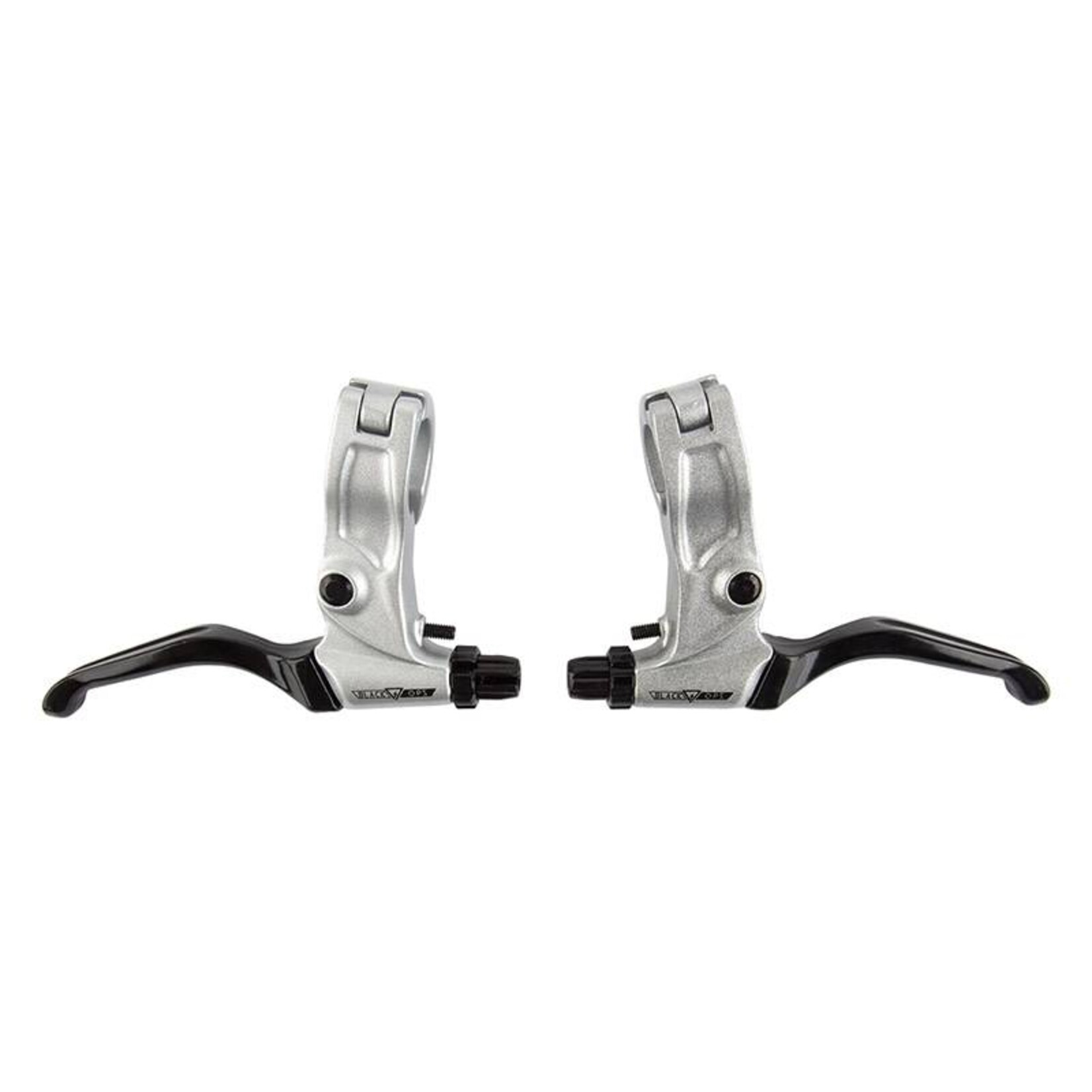 Black Ops Black-Ops MX FX3 Bent Brake Lever Set Black/Silver