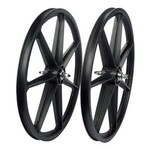 Skyway Skyway 24" Tuff Wheel Set, Black - Freewheel