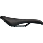 SDG SDG Bel-Air RL 2.0 Saddle: Chromoly Rails, Black Microfiber Top with Silver Perforation, Black Graphics and Painted Rails