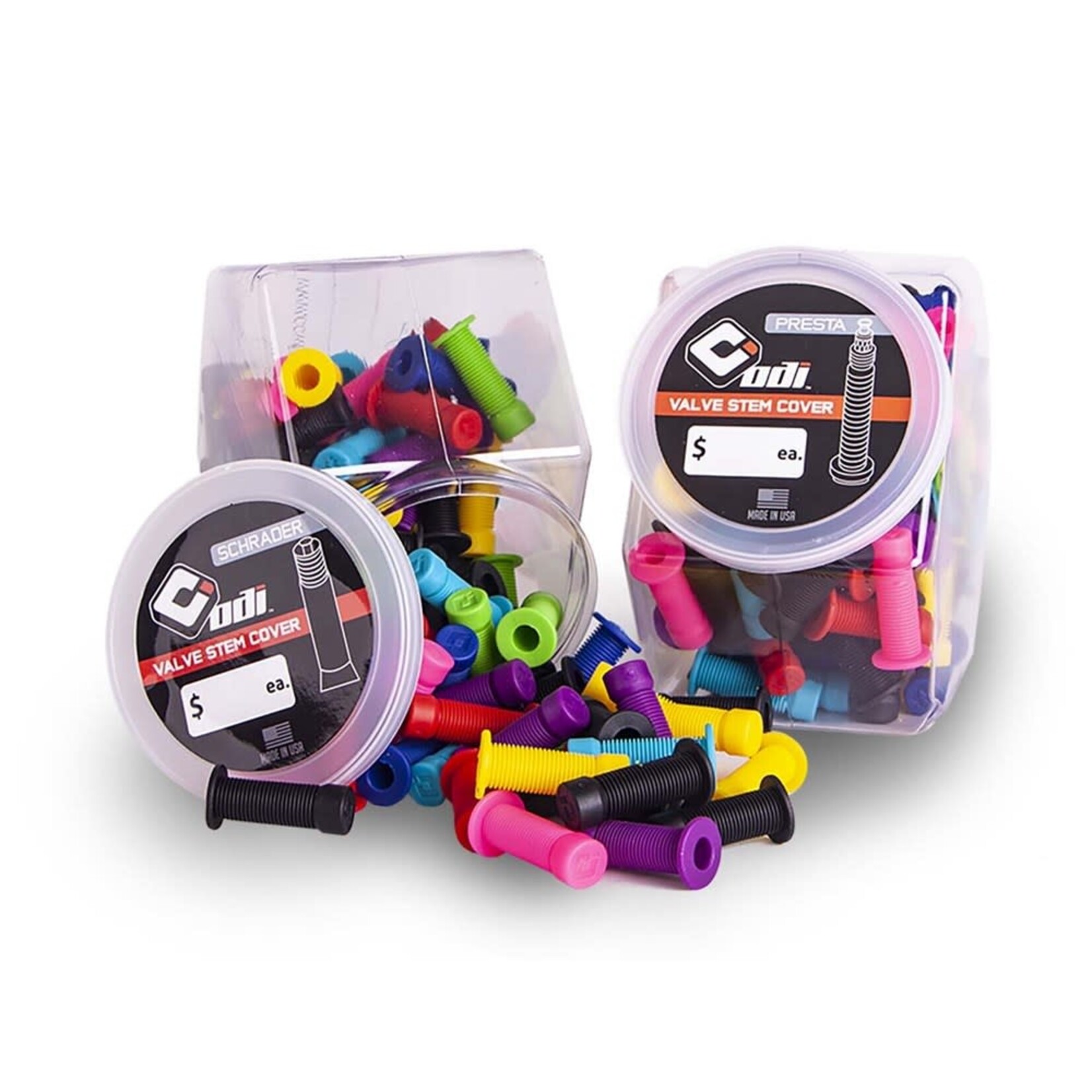 ODI ODI Grips Valve Stem Covers Schrader each (price is for 1)