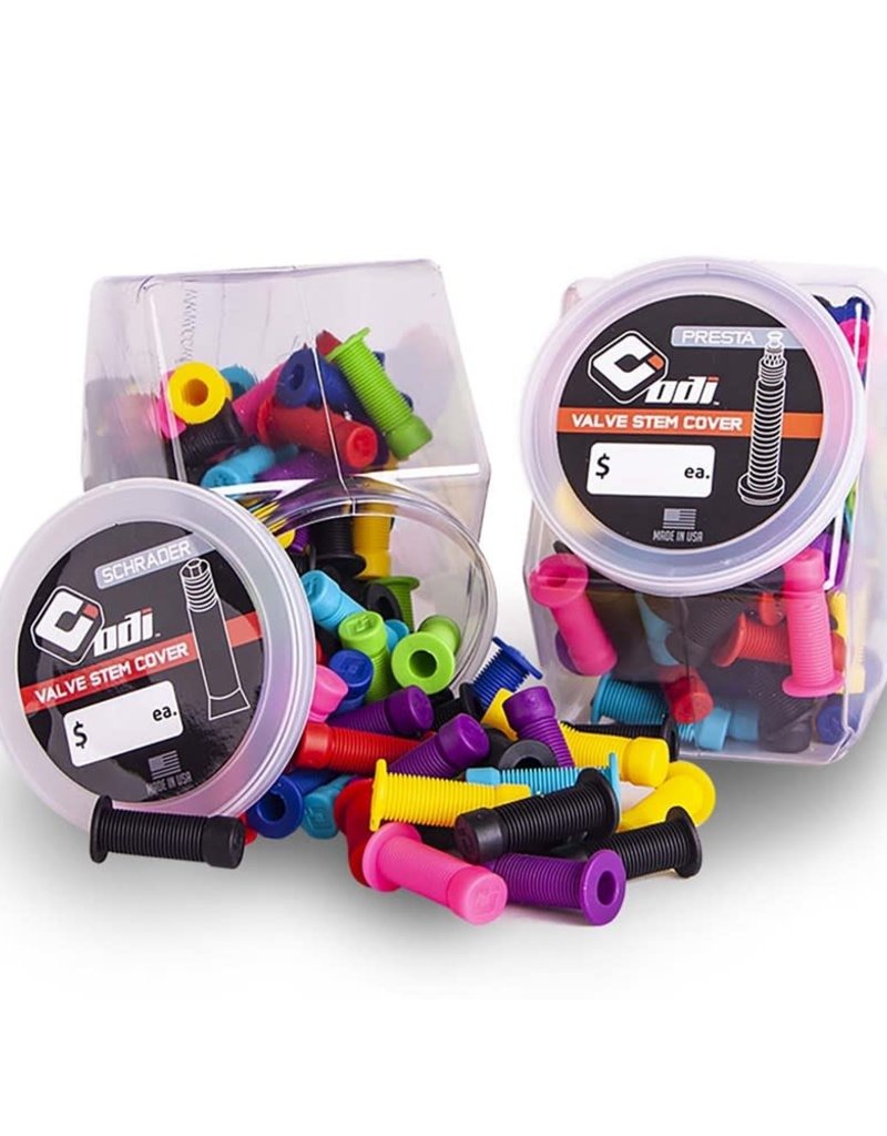 ODI ODI Grips Valve Stem Covers Schrader each (price is for 1)