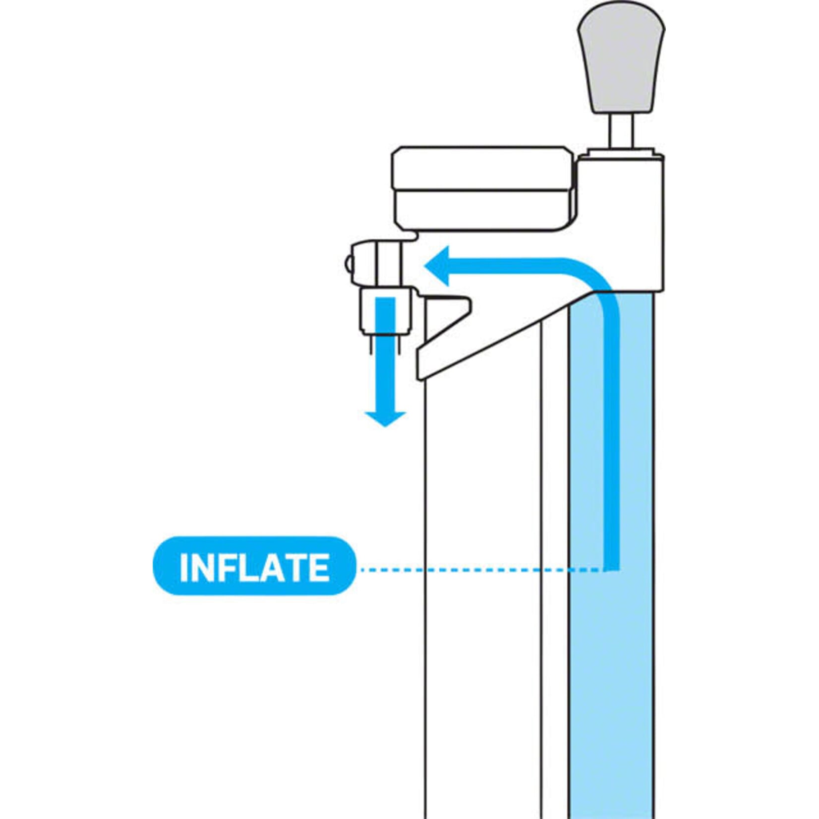 Topeak Topeak JoeBlow Booster Floor Pump with DX3 SmartHead