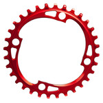 absoluteBLACK absolute Black Chainring, 104BCD 32T 4 Bolt - Red