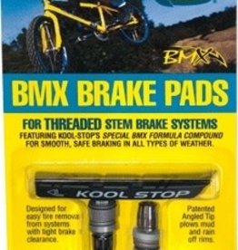 Kool Stop Kool-Stop BMX Threaded Brake Pads Black Compound