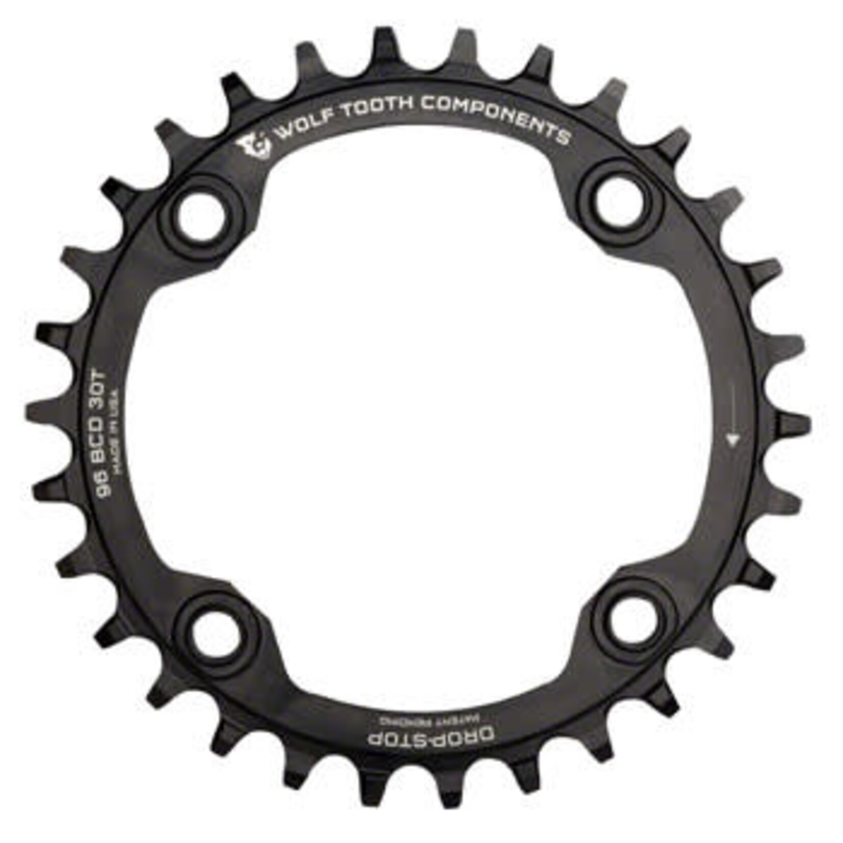 Wolf Tooth Components Wolf Tooth Drop-Stop Chainring: 32T, 96BCD, Shimano Symmetric Cranks
