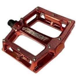 Tangent Tangent Aluminim Platform Pedals Red Chrome