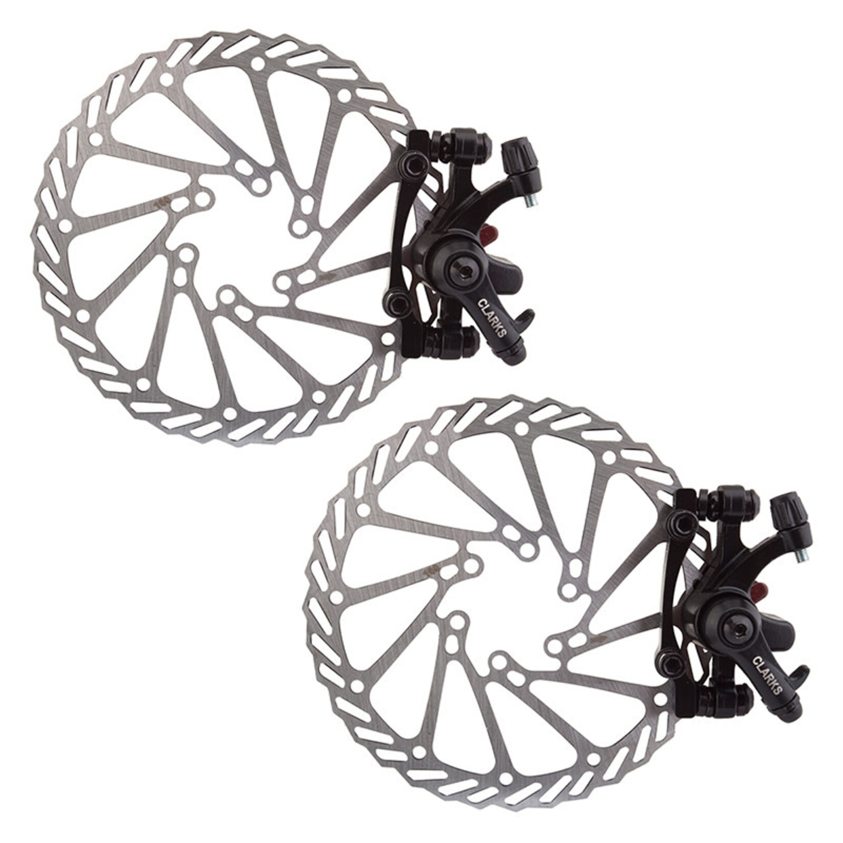 Clarks Clarks Disc Brake Set CMD-21 Mechanical F&R 160mm Black