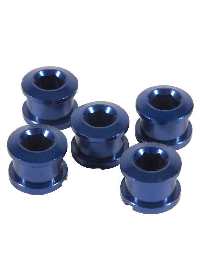 Insight Inisght Alloy Chainring Bolts 6.5mm Blue 6.5x4