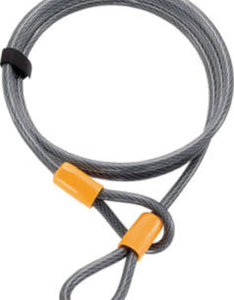 OnGuard Akita Cable: 7'x10mm, Gray/Orange