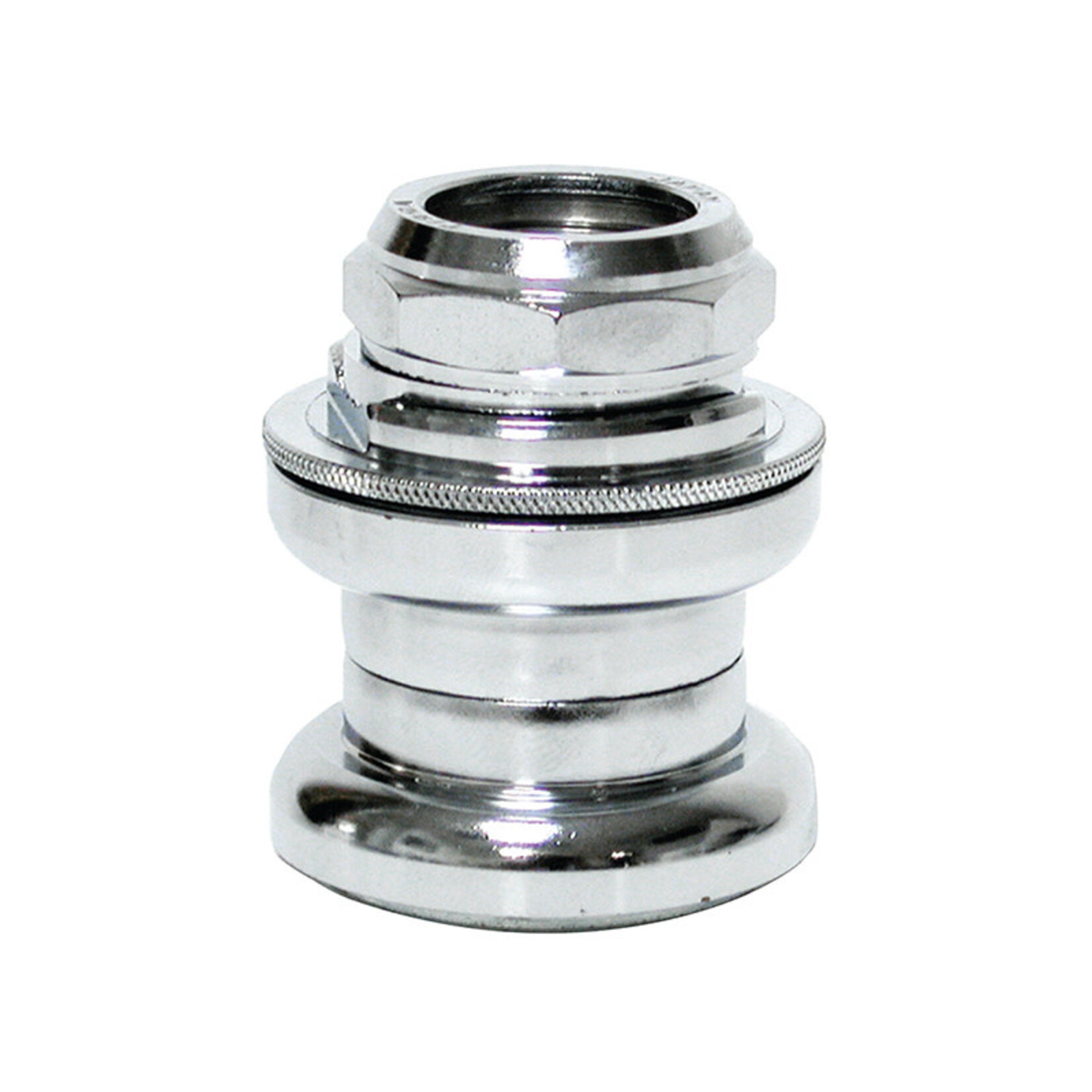 Tioga Tioga BearTrap 2 Threaded BMX 1" Headset, Chrome Plated(EC32/25.4-24tpi | EC32/26)