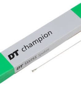 DT Swiss Champion Spoke: 2.0mm, 186mm, J-bend, Silver, Box of 100