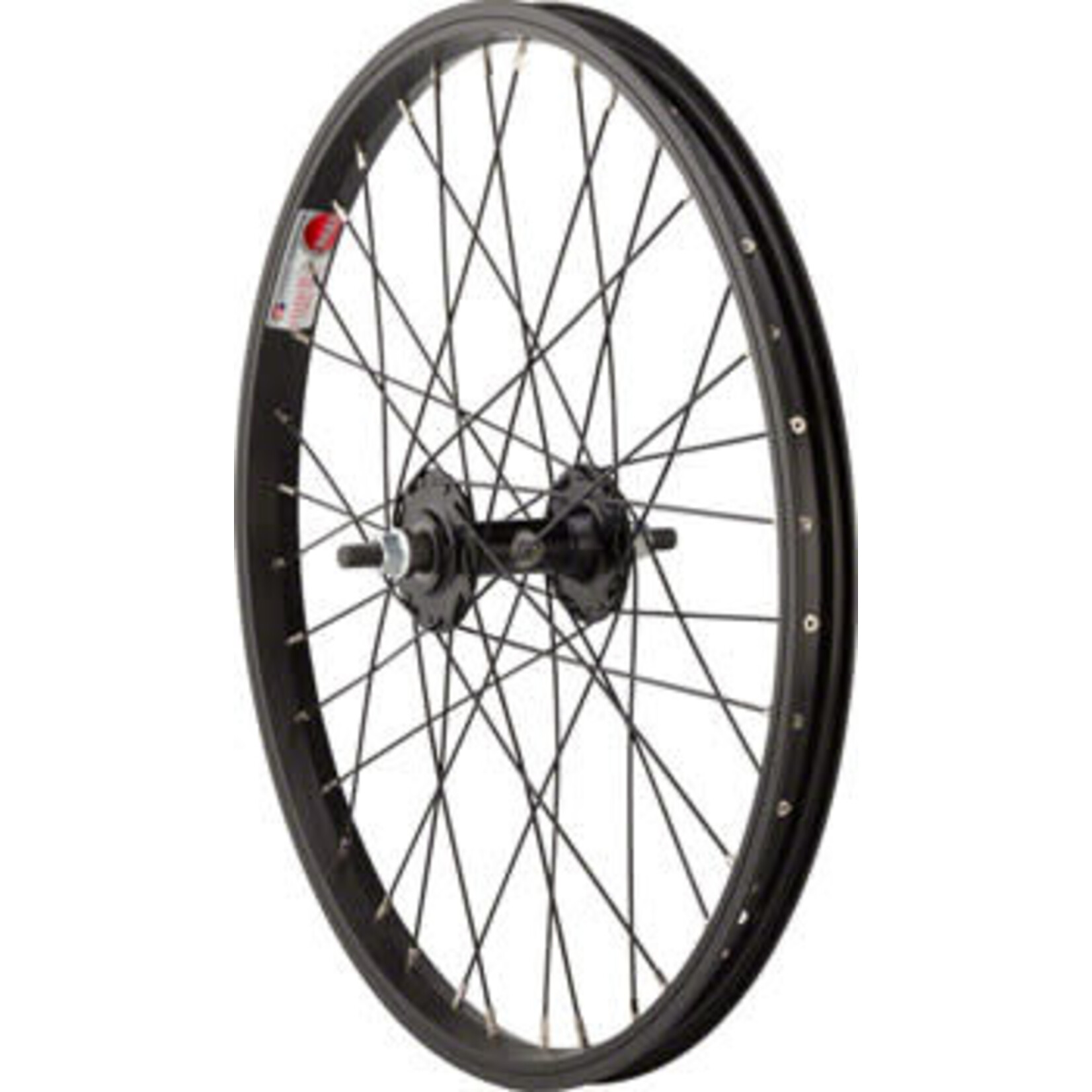 Sta-Tru Front Wheel Front Wheel - 20", 3/8" x 100mm, Rim Brake, Black, Clincher