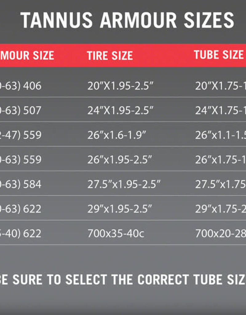 Tannus 26x1.95-2.5 Tannus Armour Tire Insert Single