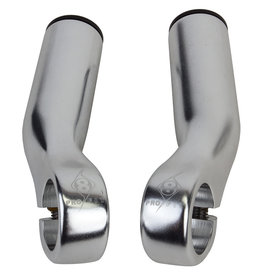 Origin8 Origin8 Bar Ends P-Lite Alloy Silver