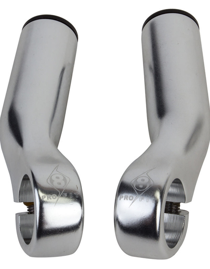 Origin8 Origin8 Bar Ends P-Lite Alloy Silver