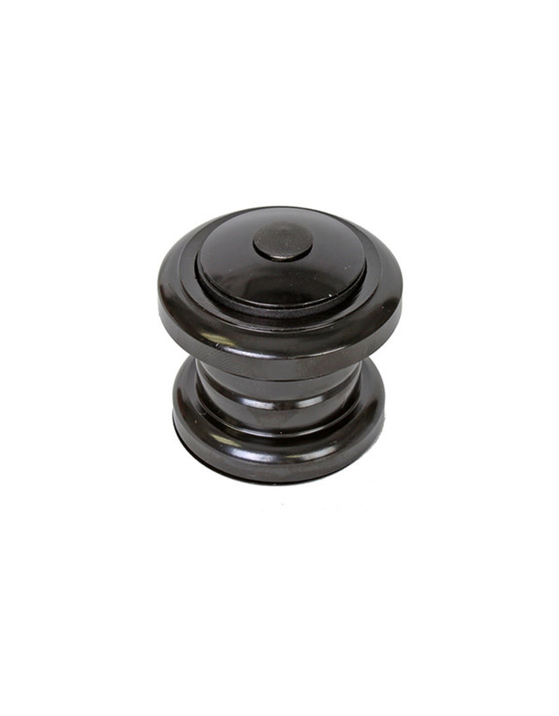Threadless Headset, 1-1/8x34x30 Black, MTB, BMX, Steel