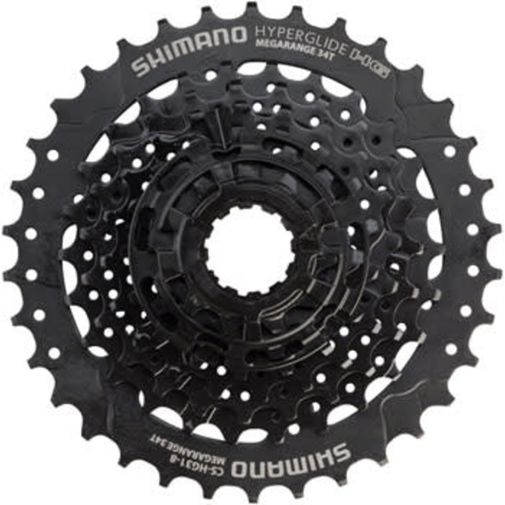 Shimano Altus CS-HG31 Cassette - 8 Speed, 11-34t, Black, Mega Range