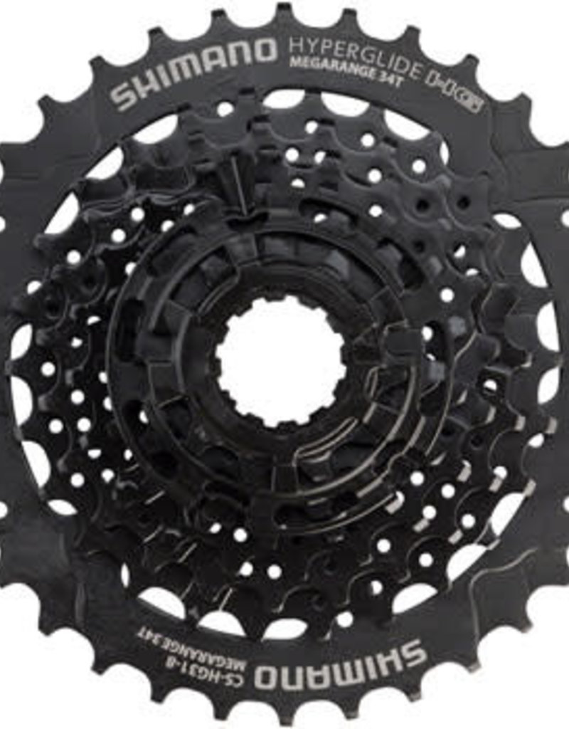Shimano Altus CS-HG31 Cassette - 8 Speed, 11-34t, Black, Mega Range