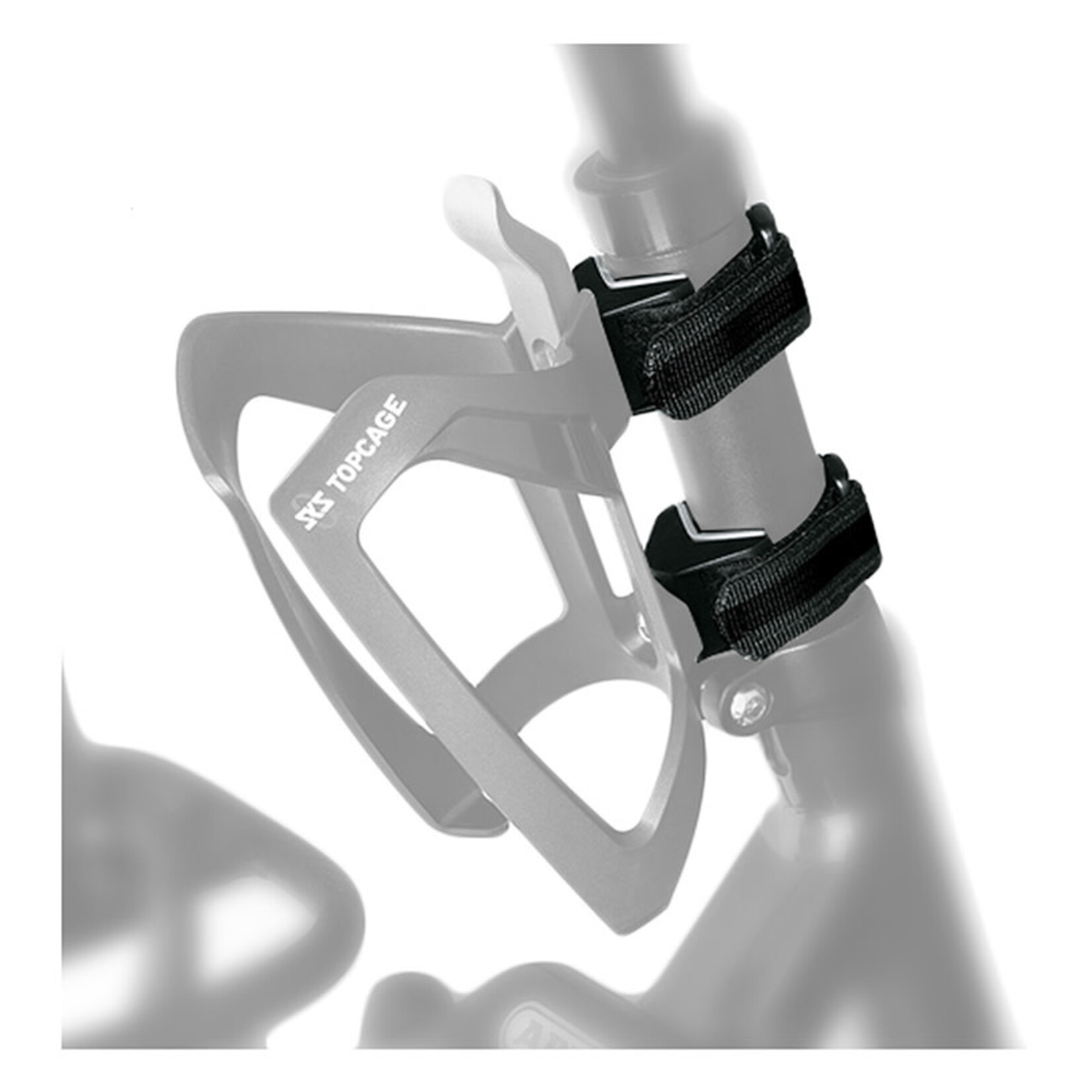 SKS Anywhere Adapter, Water Bottle Cage Mounting Adapter: Black