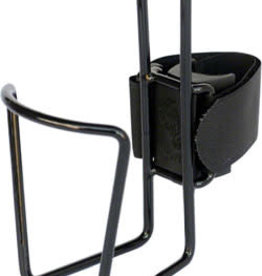 TwoFish QuickCage 24oz Water Bottle Cage: Vinyl Coated Black, No Bottle Included