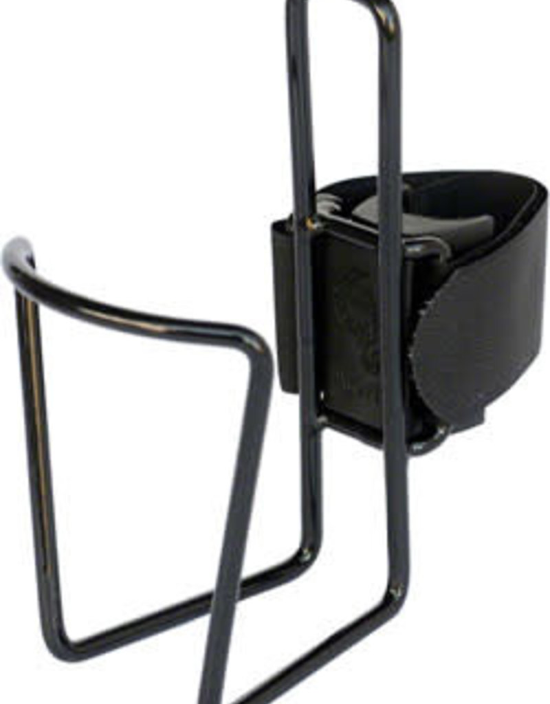 TwoFish QuickCage 24oz WaterBottle Cage: Vinyl Coated Black, (Bottle Not Included)
