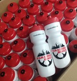 Paradise Bikes Shop Water Bottle, Red Top, 24oz