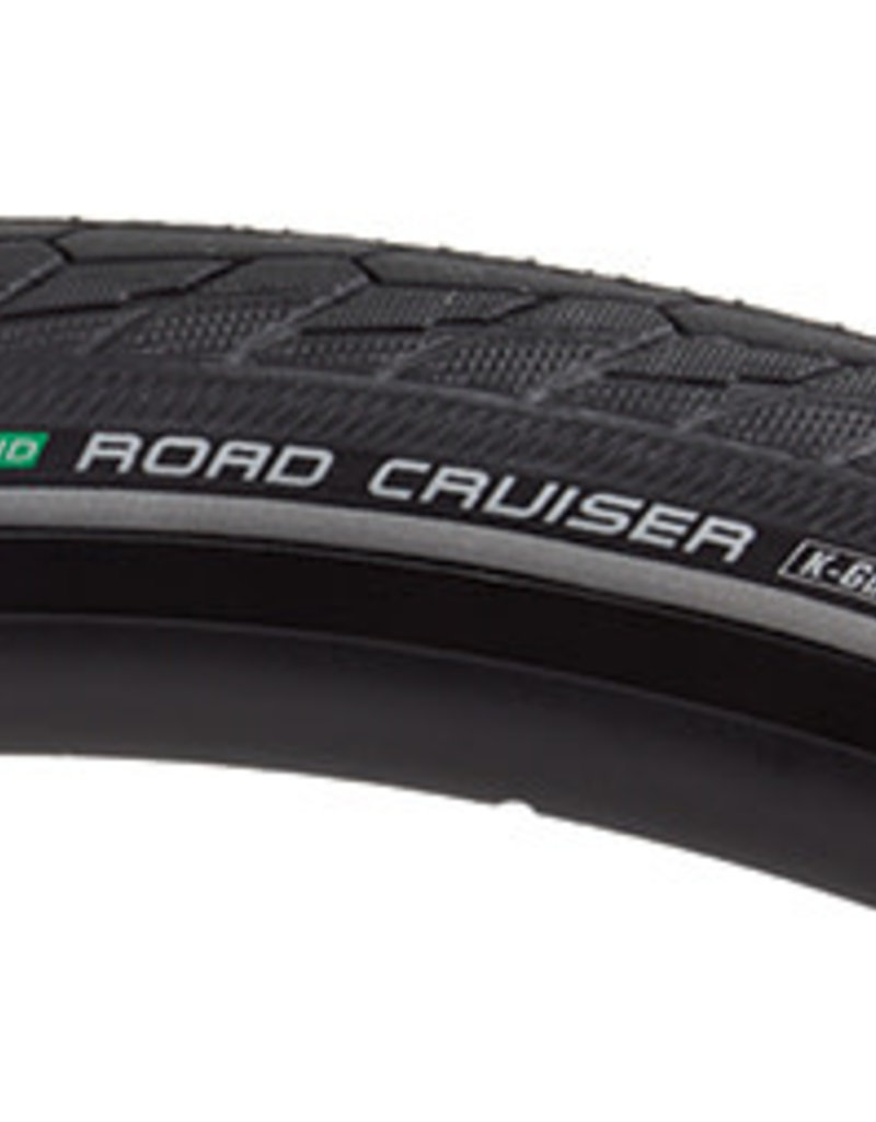 Schwalbe 24x1.75 (507/47) Road Cruiser HS 484, Active Line, Wire Bead, K-Guard, Green Compound, Black