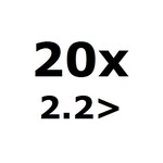 20 More than 2.2