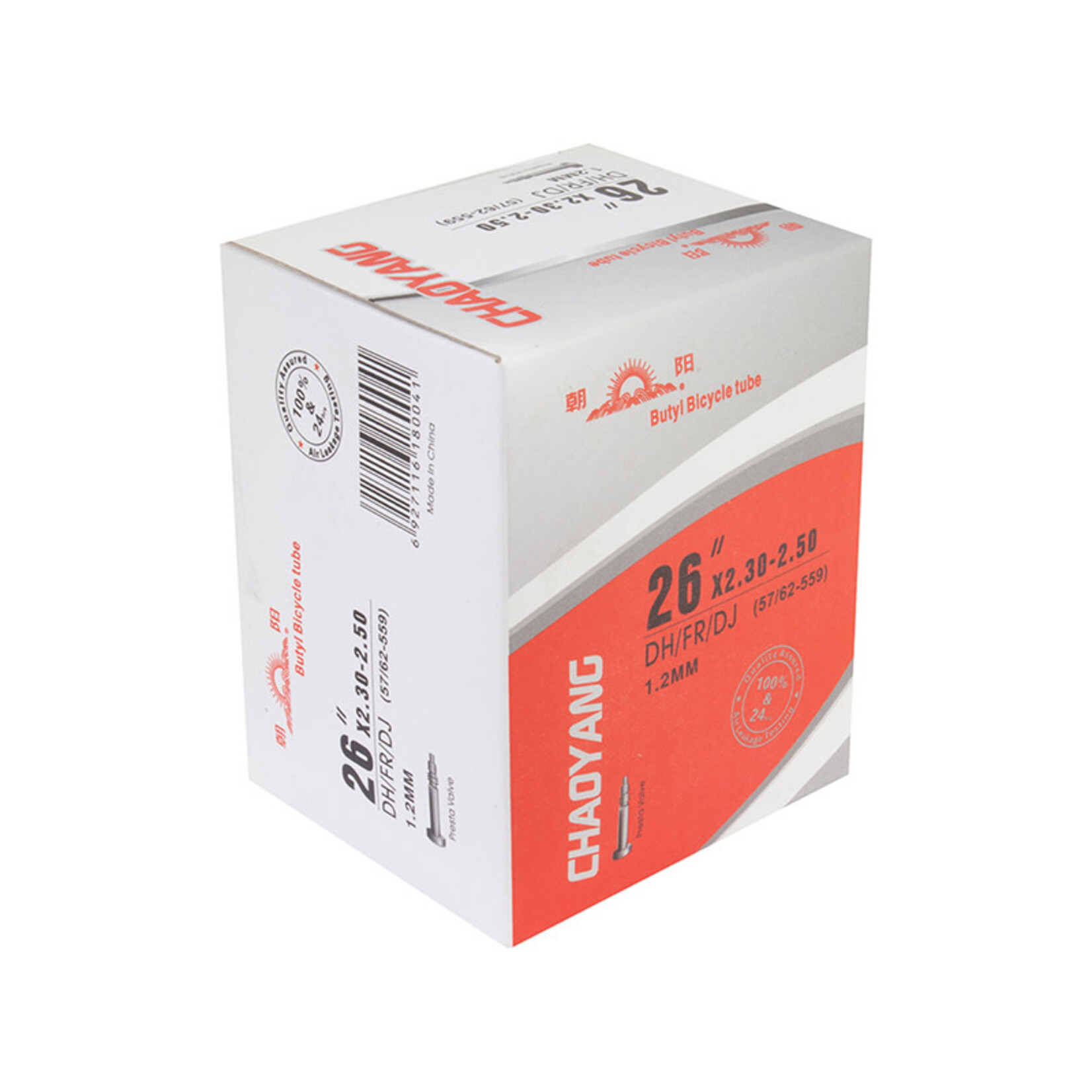 26x2.3-2.5 CHAOYANG DH Tube, Presta