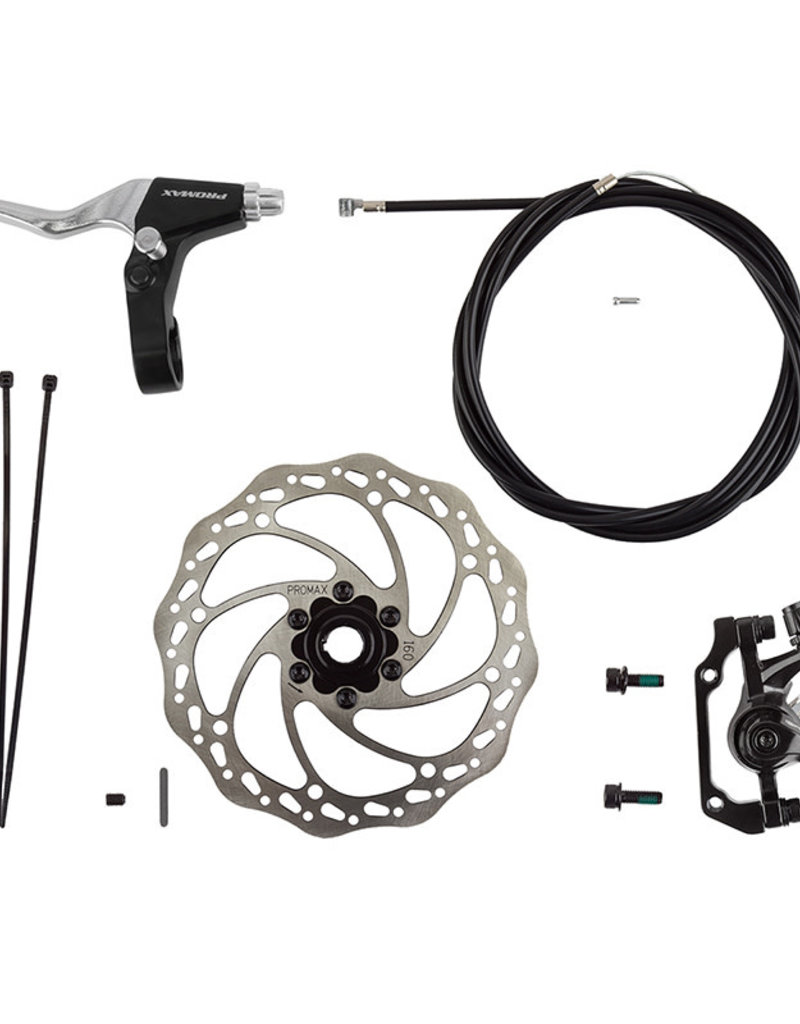 Sun Bikes Mechanical Disc Brake Conversion Kit  w/Rotor, Lever, Adapter & Cable