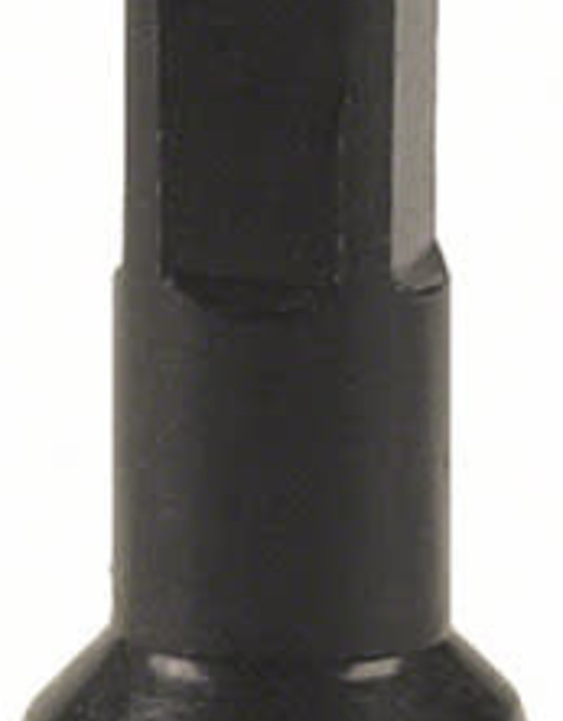 DT Swiss Brass Spoke Nipples, 2.0x12mm, Black, Box of 100
