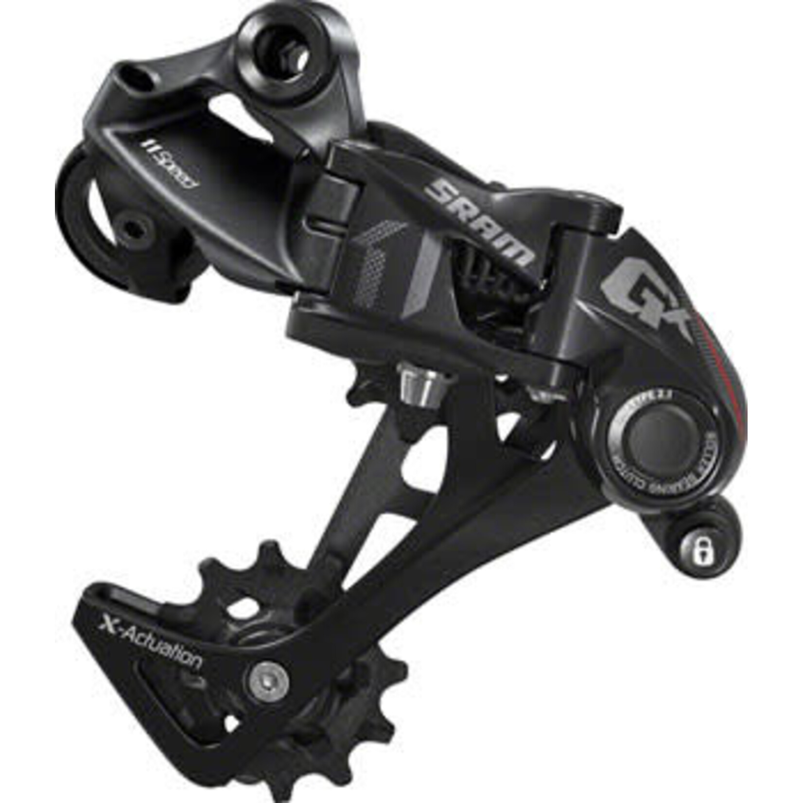 SRAM SRAM GX Rear Derailleur - 11 Speed, Long Cage, Red, 1x, With Clutch