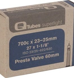 700x23-25mm Q-Tubes Superlight 60mm Presta Valve Tube