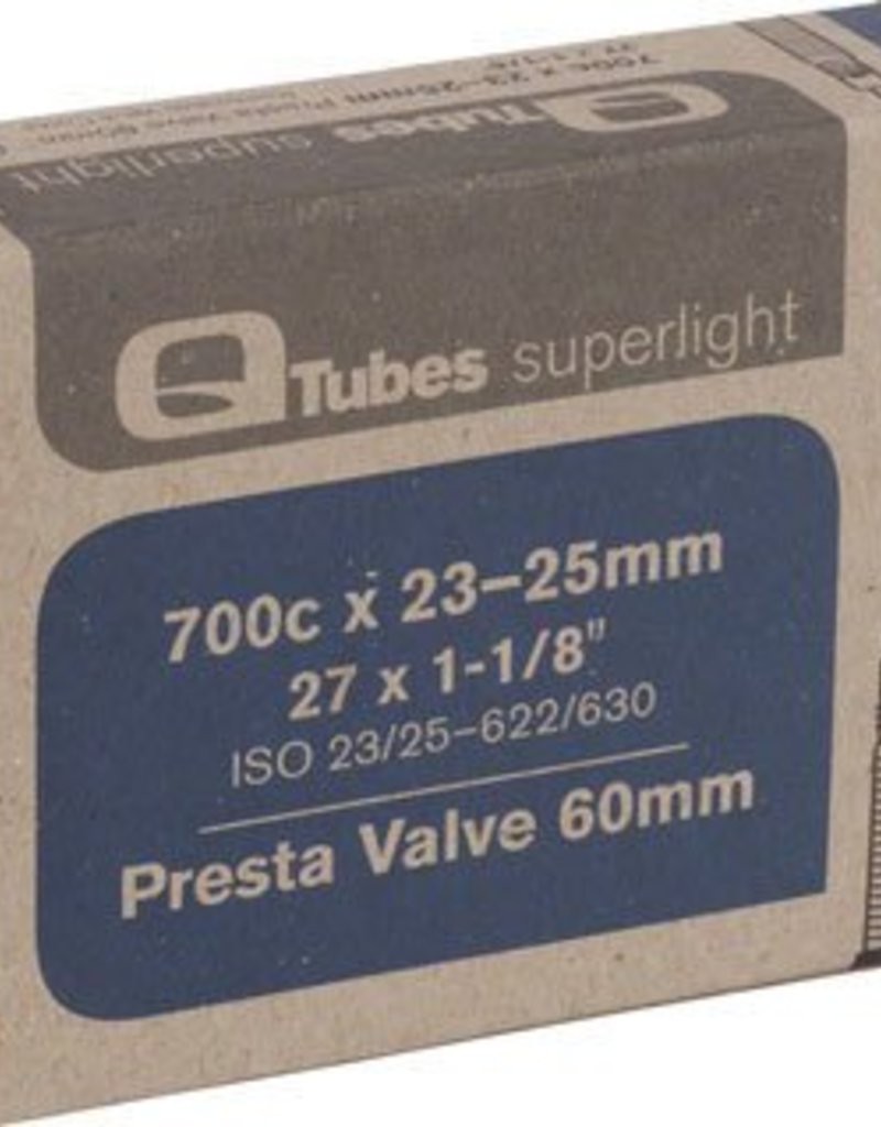 700x23-25mm Q-Tubes Superlight 60mm Presta Valve Tube