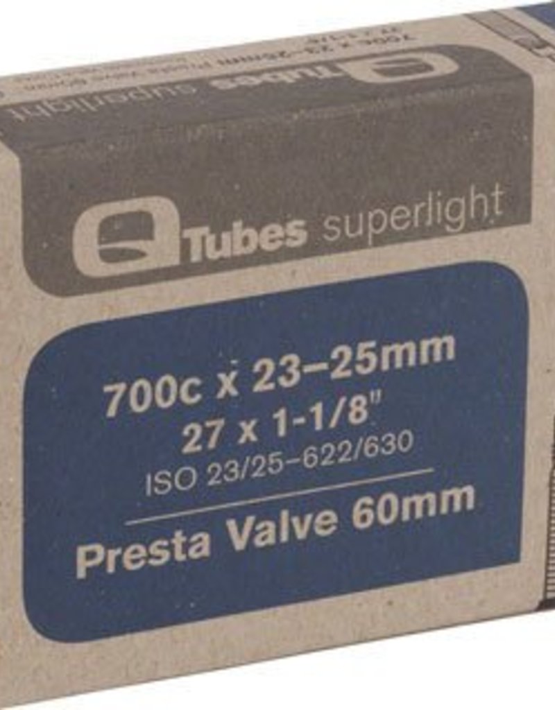 Teravail 700x23-25mm Q-Tubes Superlight 60mm Presta Valve Tube