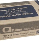 700x28-32mm Q-Tubes Superlight 60mm Presta Valve Tube