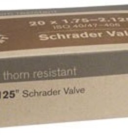 Teravail 20x1.75-2.125 Q-Tubes Thorn Resist Schrader Valve Tube 475g *Low Lead Valve*