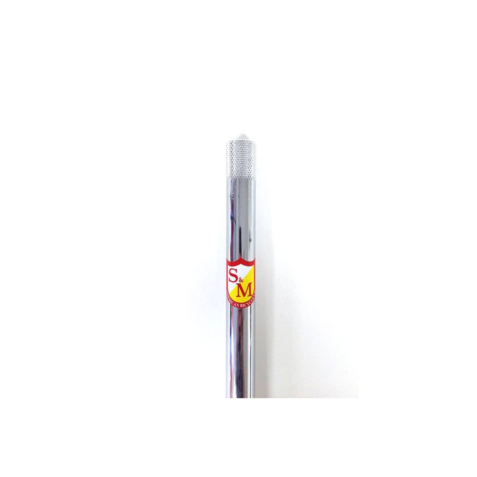 S&M S&M 7/8" Old School Seatpost 14" Chrome