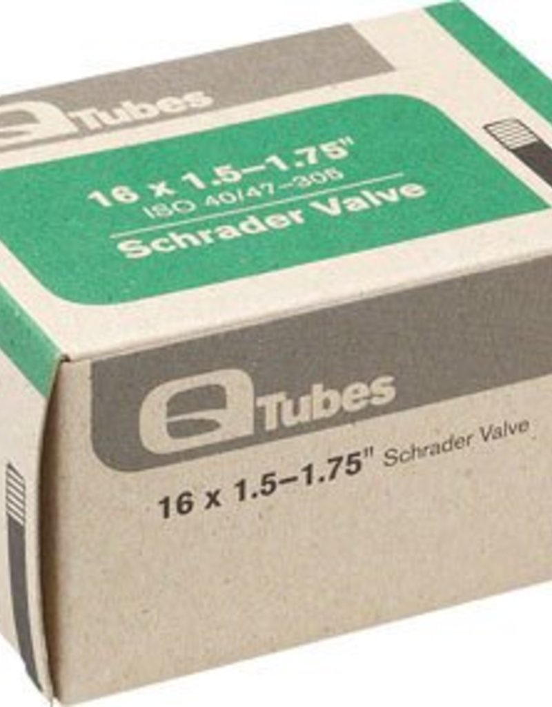 16x1.5-1.75 Q-Tubes Schrader Valve Tube 92g *Low Lead Valve*