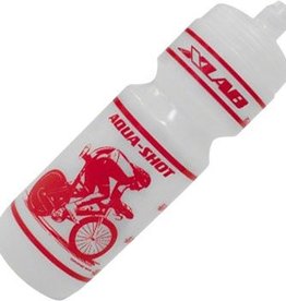 XLAB XLAB Aqua Shot Race Water Bottle: Clear/Red