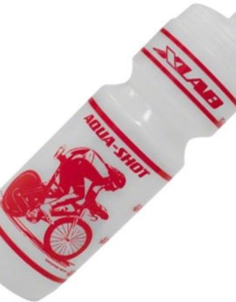 XLAB XLAB Aqua Shot Race Water Bottle: Clear/Red