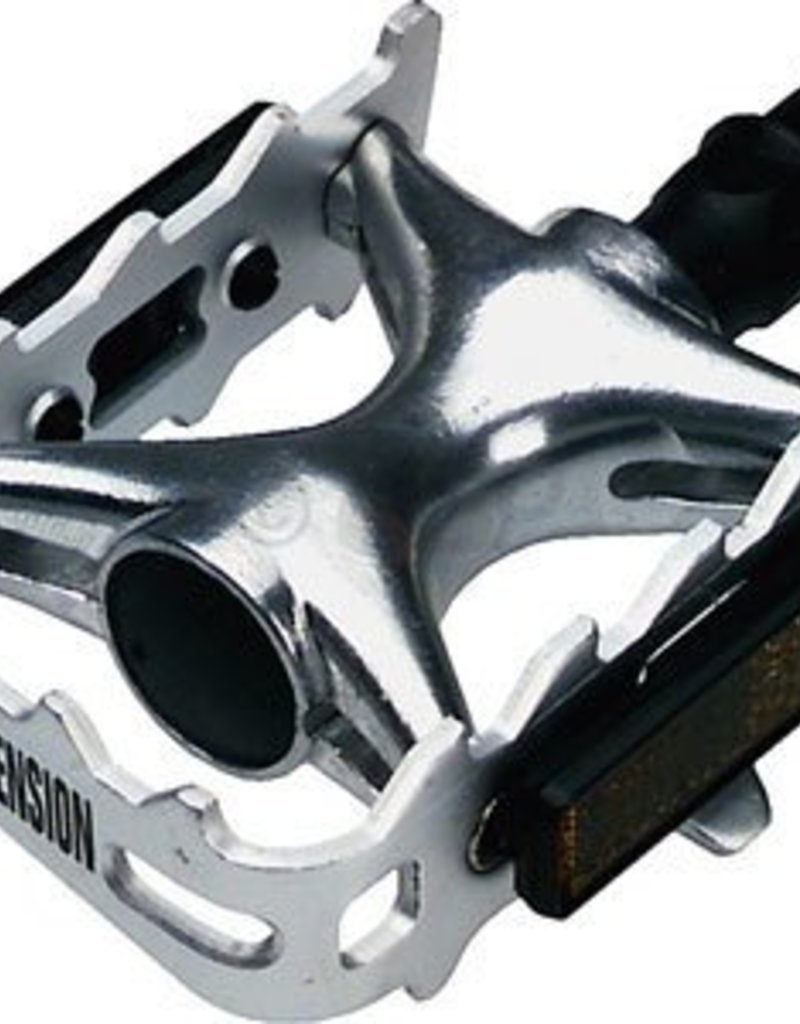 Dimension Compe Pedals Silver/Silver (alloy body)