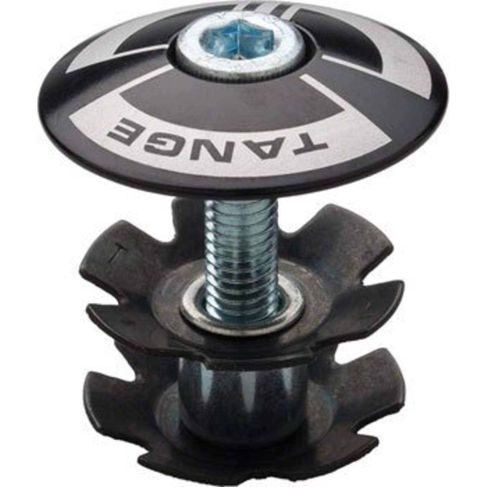 Tange-Seiki Aheadset Starnut, Bolt and Nylon Cap for 1" Steel or 1-1/8" Aluminum Steerer