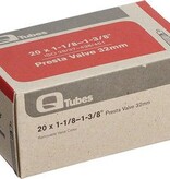 Teravail 20x1-1/8-1-3/8 Q-Tubes 32mm Presta Valve Tube 98g