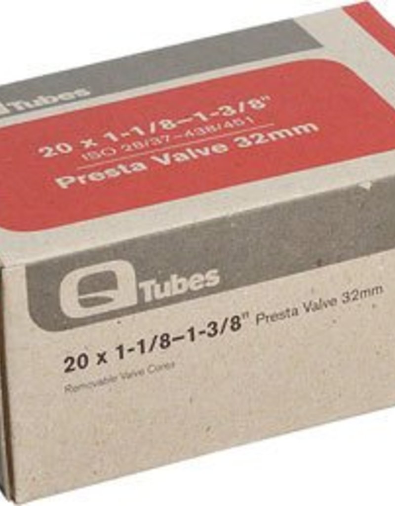 20x1-1/8-1-3/8 Q-Tubes 32mm Presta Valve Tube 98g