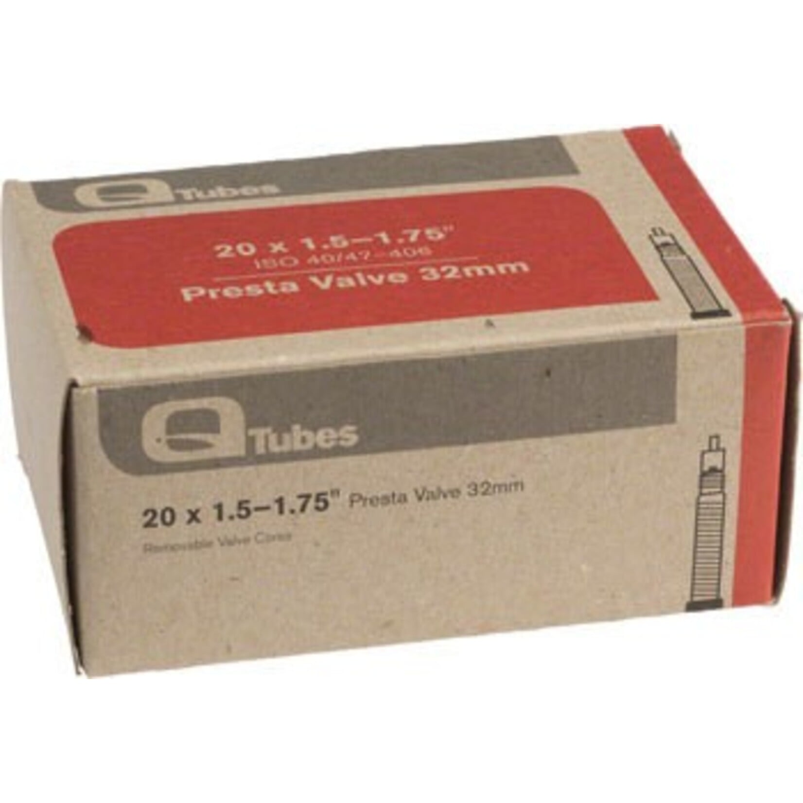 Teravail 20x1.25-1.90 Teravail 32mm Presta Valve Tube 118g