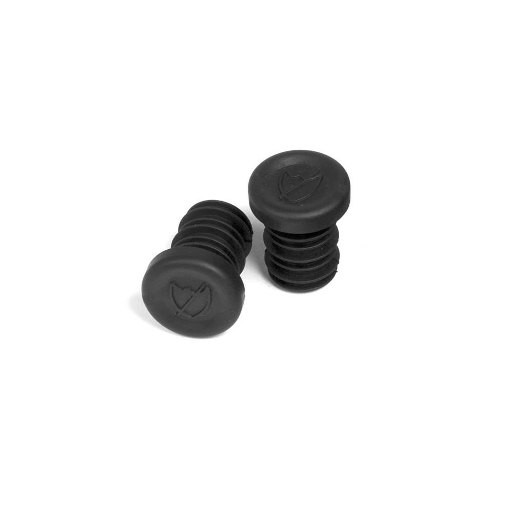 S&M S&M Push-In Bar End, Black, Pair