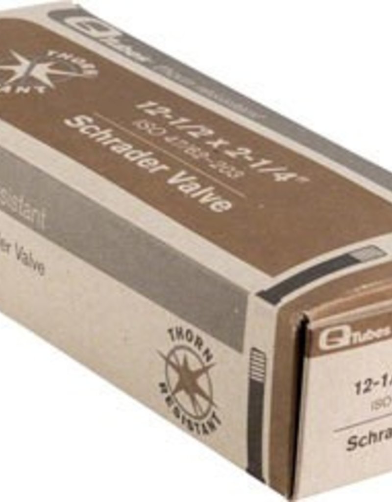 Teravail Q-Tubes 12-1/2 x 2-1/4" Thorn Resistent Low Lead Schrader Valve Tube